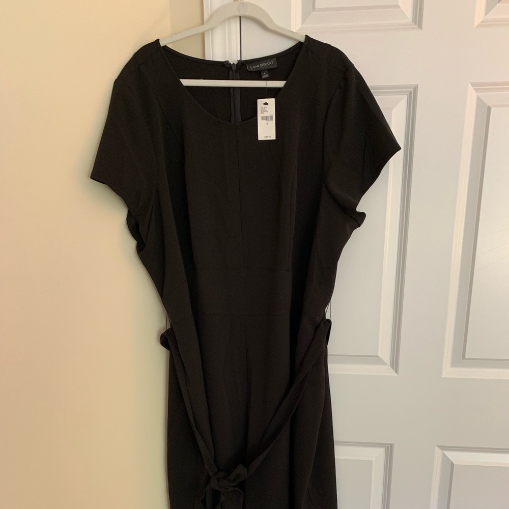 Wide Leg Cropped Jumpsuit Size 28